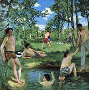 Frederic Bazille Scene d Ete oil painting on canvas